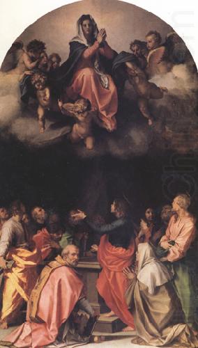 Andrea del Sarto Assumption of the Virgin (nn03) china oil painting image